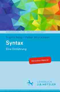 Syntax: Eine Einführung by Sophie Repp