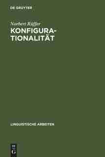 Konfigurationalität by Norbert Rüffer