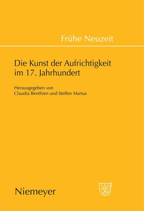 Die Kunst der Aufrichtigkeit im 17. Jahrhundert Hardcover | Indigo Chapters