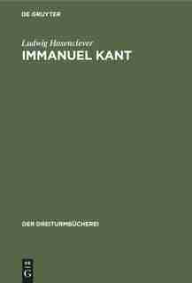 Immanuel Kant by Ludwig Hasenclever
