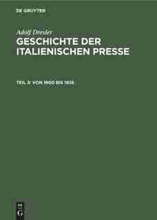 Von 1900 bis 1935 by Adolf Dresler