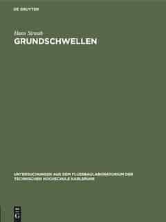 Grundschwellen by Hans Straub