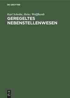 Geregeltes Nebenstellenwesen by Karl Scheibe