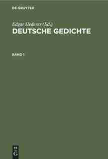 Deutsche Gedichte by Edgar Hederer
