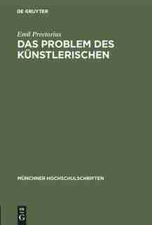 Das Problem des Künstlerischen by Emil Preetorius