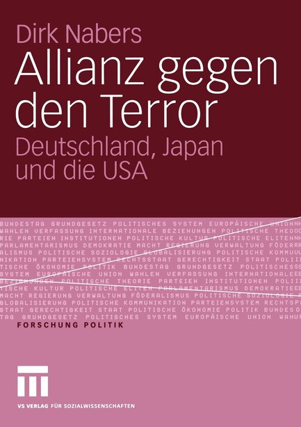 Allianz Gegen Den Terror Deutschland Japan Und Die Usa Book By Dirk Nabers Paperback Www Chapters Indigo Ca