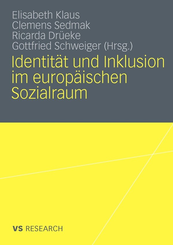 Identität und Inklusion im europäischen Sozialraum Paperback | Indigo Chapters