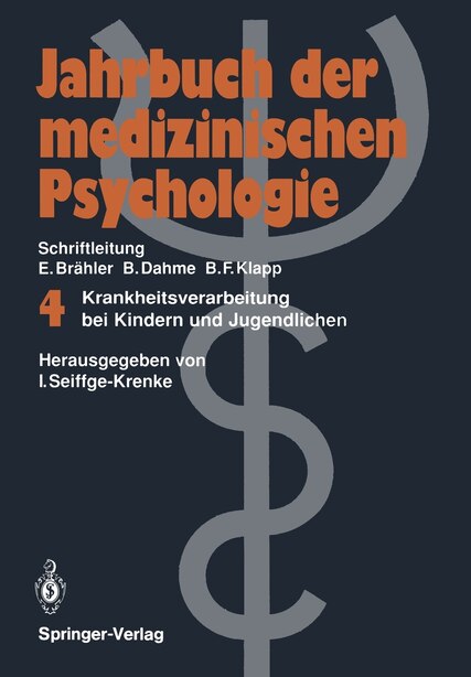 Krankheitsverarbeitung bei Kindern und Jugendlichen by Inge Seiffge-krenke