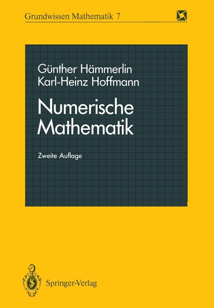 Numerische Mathematik by Günther Hämmerlin