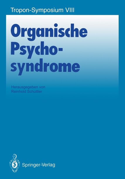 Organische Psychosyndrome by Reinhold Schüttler