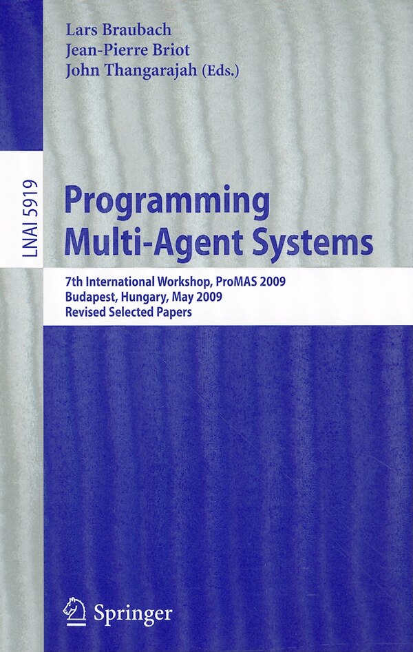 Programming Multi-agent Systems by Lars Braubach Paperback | Indigo Chapters