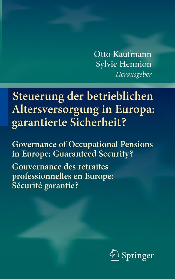 Steuerung der betrieblichen Altersversorgung in Europa by Otto Kaufmann Hardcover | Indigo Chapters