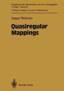 Quasiregular Mappings by Seppo Rickman