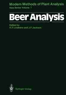 Beer Analysis by S. Aastrup