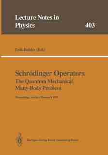 Schrödinger Operators The Quantum Mechanical Many-Body Problem: Proceedings of a Workshop Held at Aarhus, Denmark 15 May - 1 August 1991 by Erik Balslev