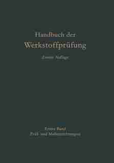 Prüf- Und Meßeinrichtungen by E. Amedick