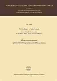 Hilberttransformation, gebrochene Integration und Differentiation by Paul L. Butzer