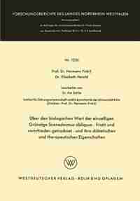 Über den biologischen Wert der einzelligen Grünalge Scenedesmus obliquus - frisch und verschieden getrocknet - und ihre diätetischen und therapeutischen Eigenschaften by Hermann Fink
