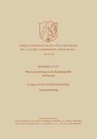 Weltraumforschung in der Bundesrepublik und Europa. Sonnenforschung by Reimar Lüst