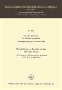 Untersuchungen von Drucken auf den tierischen Körper: I: Druckreception bei Fischen und ihre Mitwirkung bei der Orientierung im Raum by Otto Kuhn