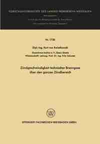 Zündgeschwindigkeit technischer Brenngase über den ganzen Zündbereich by Kurt von Kwiatkowski