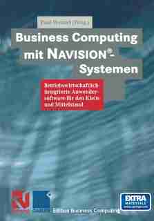 Business Computing Mit Navision®-systemen by Paul Wenzel