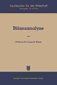 Bilanzanalyse by Leopold Mayer