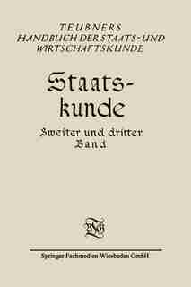 Staatskunde by G. Bäumer