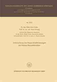 Untersuchung von Hyperschallströmungen bei kleinen Reynoldszahlen by Klaus Hans Finke