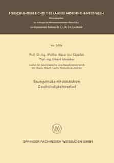 Raumgetriebe Mit Stationärem Geschwindigkeitsverlauf by Walther Meyer Capellen