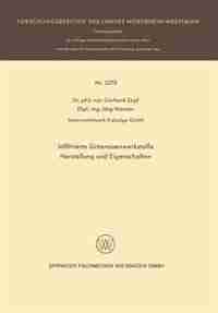 Infiltrierte Sintereisenwerkstoffe: Herstellung und Eigenschaften by Gerhard Zapf