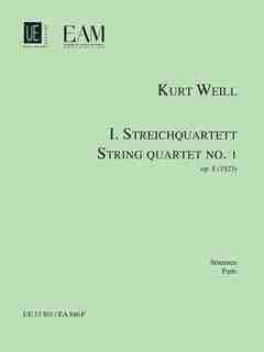String Quartet No. 1, Op. 8: Parts