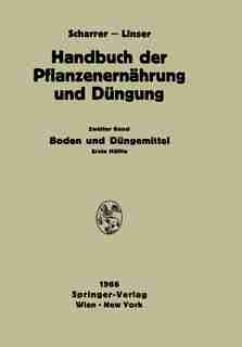 Boden Und Dungemittel by E. Abrahamczik