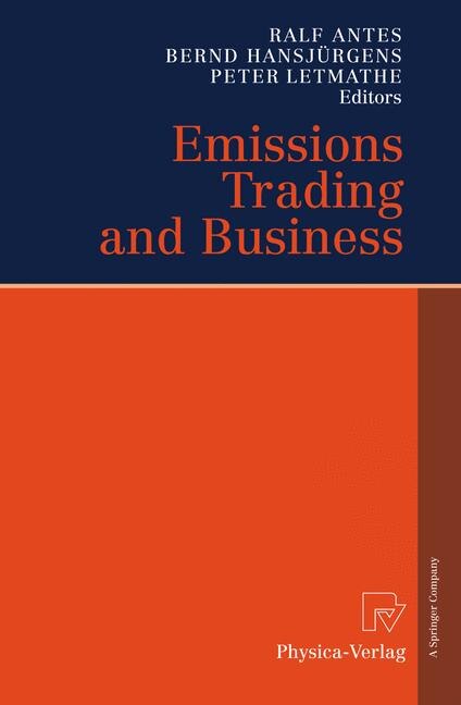 Emissions Trading and Business by Ralf Antes Paperback | Indigo Chapters