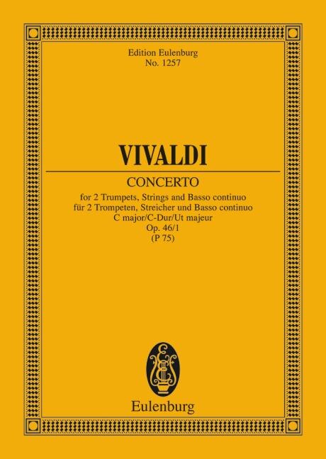 Concerto in C Major Op/ 46/1 RV 537/PV 75 by Antonio Vivaldi Paperback | Indigo Chapters