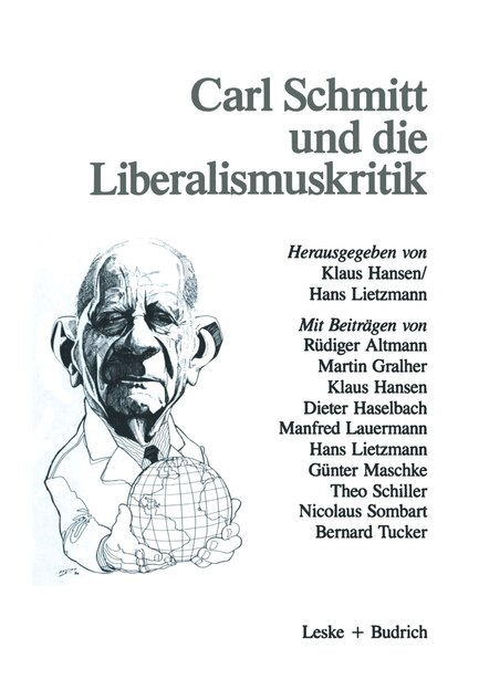 Carl Schmitt Und Die Liberalismuskritik Book By Klaus Hansen Paperback Www Chapters Indigo Ca