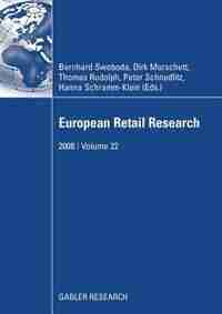 European Retail Research: 2008 | Volume 22 by Bernhard Swoboda