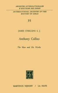 Anthony Collins The Man And His Works Hardcover | Indigo Chapters