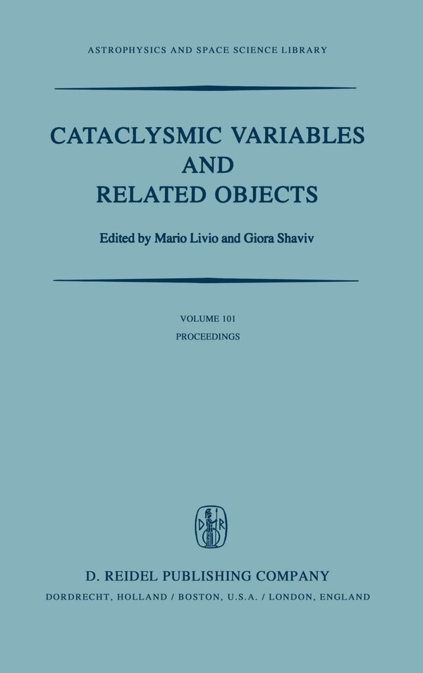 Cataclysmic Variables And Related Objects by M. Livio Hardcover | Indigo Chapters