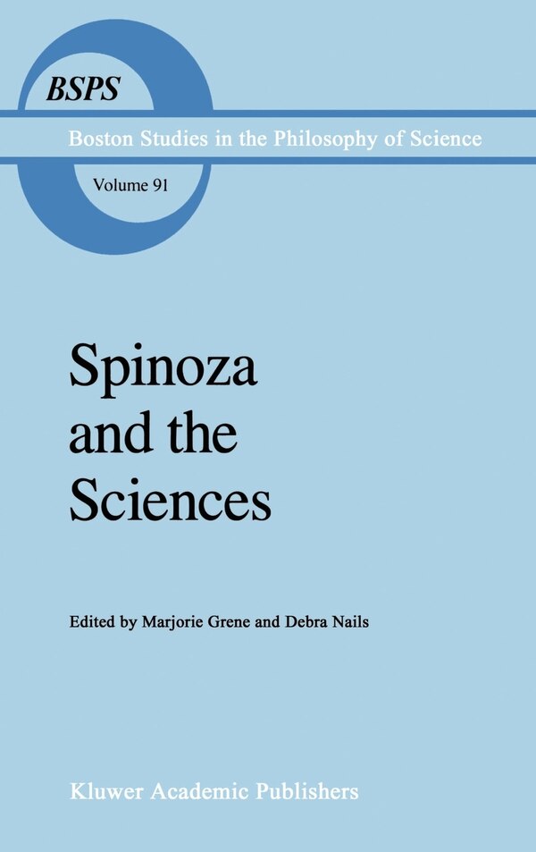 Spinoza And The Sciences by Marjorie Grene Hardcover | Indigo Chapters