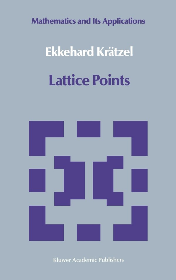 Lattice Points by Ekkehard KrÃ¤tzel Hardcover | Indigo Chapters