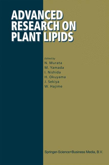 Advanced Research on Plant Lipids by N. Murata Paperback | Indigo Chapters