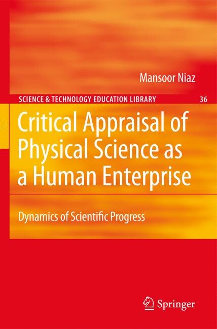 Critical Appraisal of Physical Science as a Human Enterprise by Mansoor Niaz Paperback | Indigo Chapters