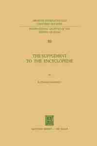 The Supplément to the Encyclopédie by Kathleen Hardesty