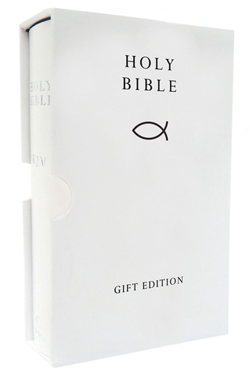 HOLY BIBLE: King James Version (KJV) White Compact Gift Edition by Collins Collins UK, Leather/Fine Binding | Indigo Chapters