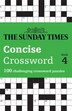 The Sunday Times Concise Crossword Book by The Times Mind Games
