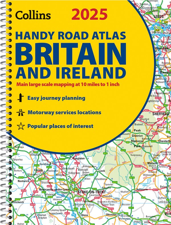 2025 Collins Handy Road Atlas Britain and Ireland by Collins Maps, Spiral Bound | Indigo Chapters