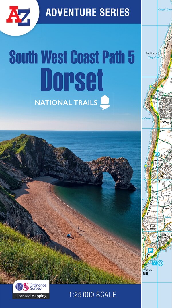 South West Coast Path 5 – Dorset by A-z Maps, Perfect | Indigo Chapters
