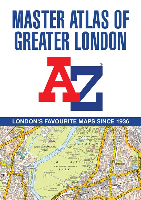 A-Z Master Atlas of Greater London: Detailed and accurate iconic street map of London by A-z Maps, Perfect | Indigo Chapters