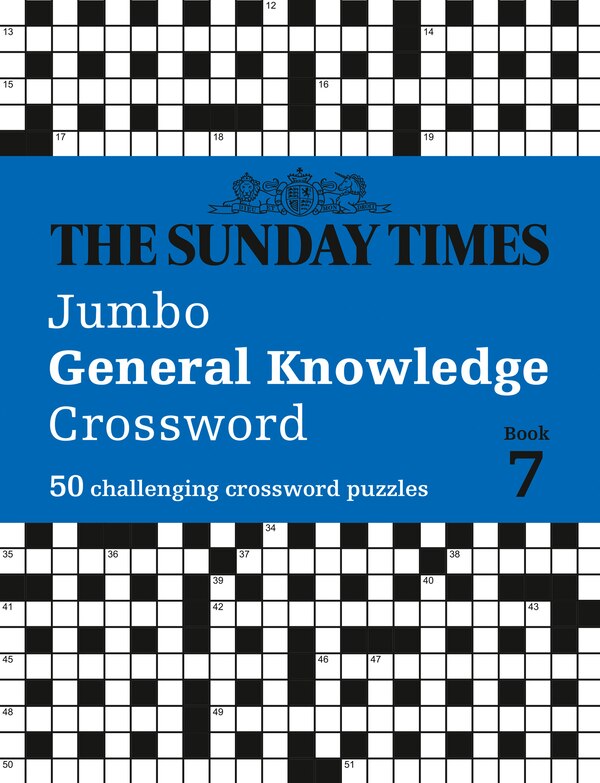 The Sunday Times Jumbo General Knowledge Crossword Book by The Times Mind Games